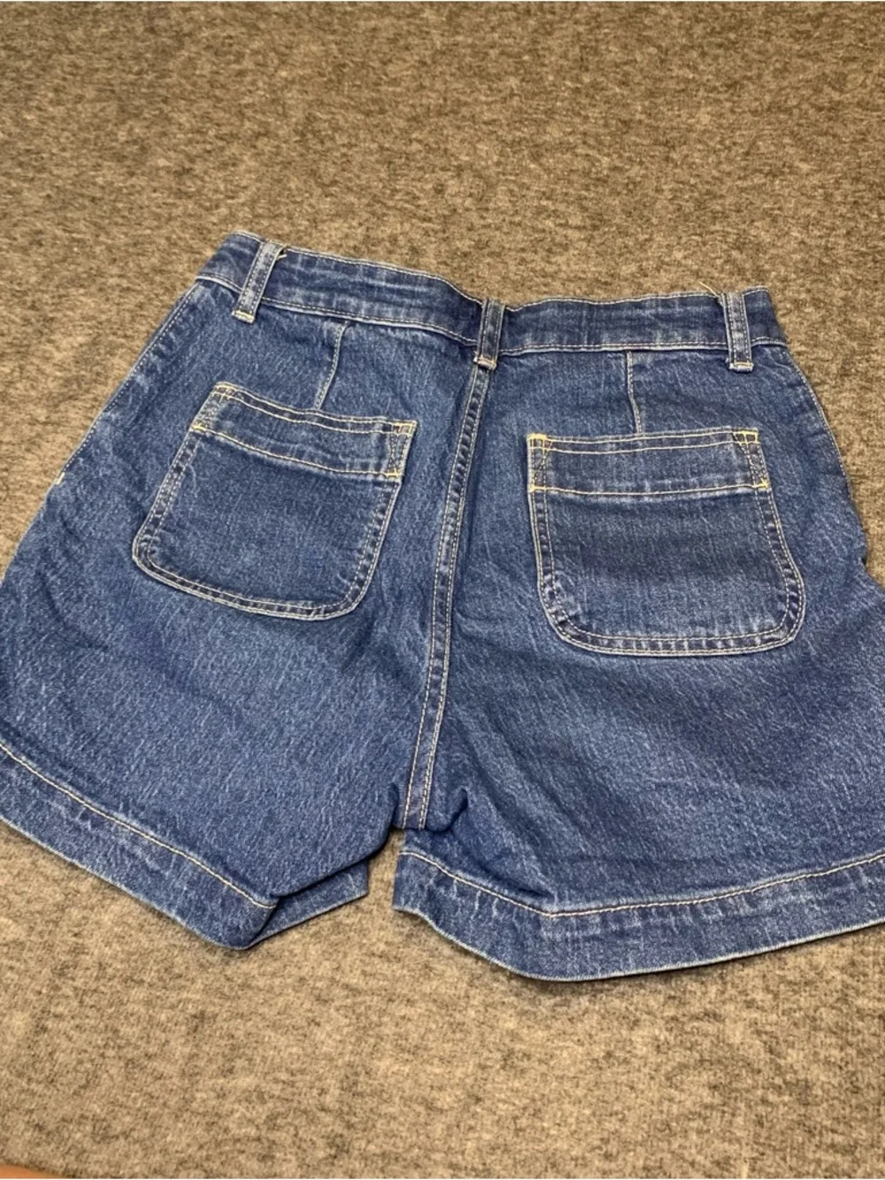 Free Assembly High-Rise Denim Shorts - Picture 3 of 7